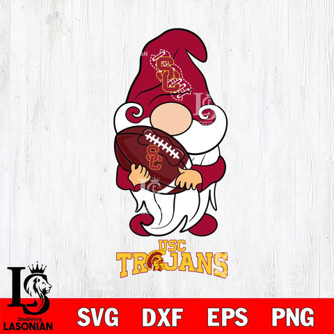 USC Trojans Gnomes Christmas football Svg Eps Dxf Png File, Digital Download, Instant Download