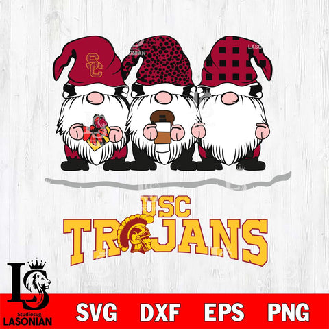 USC Trojans Gnomes Coffee Svg Eps Dxf Png File, Digital Download, Instant Download