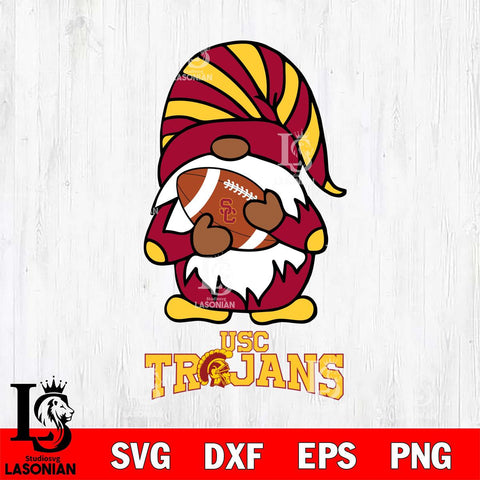 USC Trojans Gnomes Football Svg Eps Dxf Png File, Digital Download, Instant Download