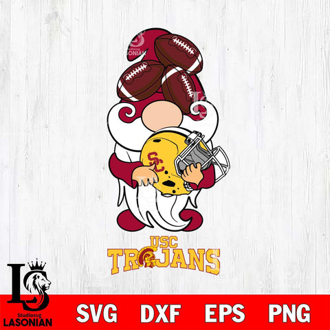 USC Trojans Gnomes Helmet Svg Eps Dxf Png File, Digital Download, Instant Download