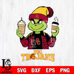 USC Trojans Grinch 2 coffee Svg Eps Dxf Png File, Digital Download, Instant Download