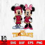 USC Trojans Mickey Minnie Mouse Pink Svg Eps Dxf Png File, NCAA svg , File Cut , Digital Download , Instant Download, Cut Svg Files