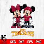 USC Trojans Mickey Minnie Rugby ball Svg Eps Dxf Png File, NCAA svg , File Cut , Digital Download , Instant Download, Cut Svg Files