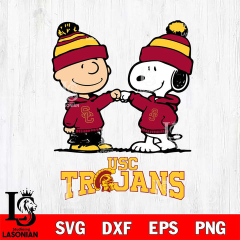 USC Trojans Snoopy Sport 9 Svg Eps Dxf Png File, Digital Download