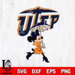 UTEP Miners Fancy Minnie Svg Eps Dxf Png File, Digital Download, Instant Download