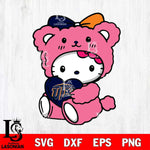 UTEP Miners Cute Hello Kitty 3 Svg Eps Dxf Png File, Digital Download, Instant Download