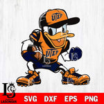 UTEP Miners Donal Duck Svg Eps Dxf Png File, NCAA svg, Digital Download, Instant Download