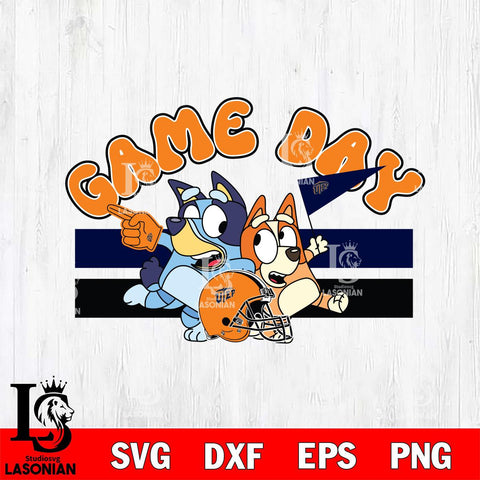 UTEP Miners Game Day Bluey Svg Eps Dxf Png File, Digital Download, Instant Download