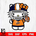 UTEP Miners Hello Kitty sport 9 Svg Eps Dxf Png File, NCAA svg, Digital Download, Instant Download