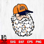 UTEP Miners Santa Claus Face Svg dxf eps png pdf file,NCAA svg,Digital Download,Cricut file