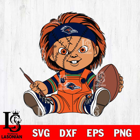 UTSA Roadrunners Chucky Horror 9 Svg Eps Dxf Png File, NCAA svg, Digital Download, Instant Download