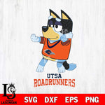 UTSA Roadrunners Bluey Dad Dance Svg Eps Dxf Png File, Digital Download, Instant Download