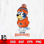 UTSA Roadrunners Bluey Hoodie rugby Svg Eps Dxf Png File, Digital Download ,Instant Download, Cricut File