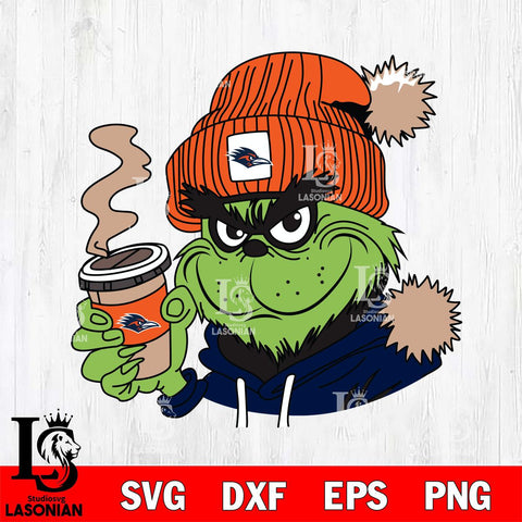 UTSA Roadrunners Boujee Grinch 4 Svg Eps Dxf Png File, Digital Download, Instant Download