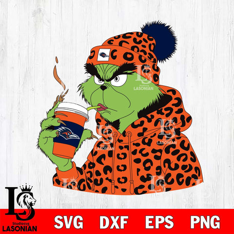 UTSA Roadrunners Boujee Grinch 8 Svg Eps Dxf Png File, Digital Download, Instant Download