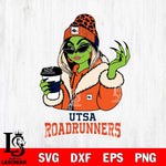 UTSA Roadrunners Boujee Grinch Girls Christmas Cut Files Cricut, Svg Dxf Eps Png file, Digital download , Silhouette