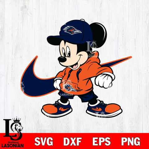 UTSA Roadrunners Cool Mickey Mouse Svg Eps Dxf Png File, NCAA svg, Digital Download, Instant Download