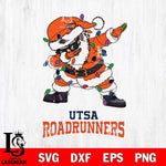 UTSA Roadrunners Dabbing Santa Claus Ugly Christmas Svg dxf eps png pdf file,NCAA svg,Digital Download,Cricut file