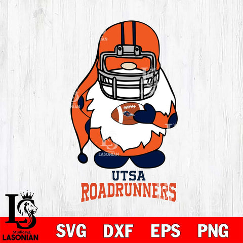 UTSA Roadrunners Gnomes Christmas Svg Eps Dxf Png File, Digital Download, Instant Download