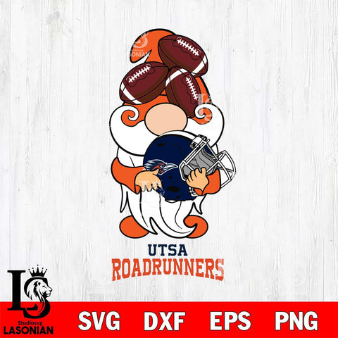 UTSA Roadrunners Gnomes Helmet Svg Eps Dxf Png File, Digital Download, Instant Download