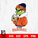 UTSA Roadrunners Grinch Bougie Sport Svg Eps Dxf Png File, Digital Download, Instant Download