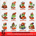 UTSA Roadrunners Grinch Christmas NCAA Bundle 12 Svg Eps Dxf Png File,Cricut files, Digital Download, Instant Download