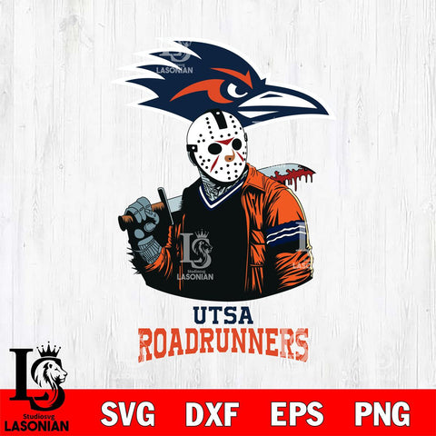 UTSA Roadrunners Jason Voorhees 10 Svg Eps Dxf Png File, Digital Download