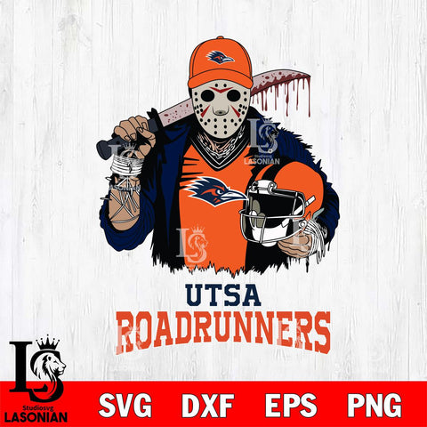 UTSA Roadrunners Jason Voorhees 2 Svg Eps Dxf Png File, Digital Download