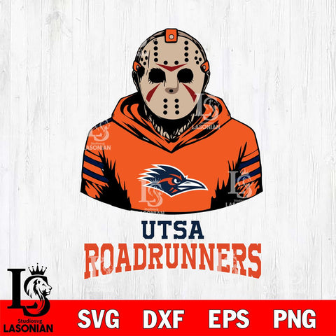 UTSA Roadrunners Jason Voorhees 4 Svg Eps Dxf Png File, Digital Download