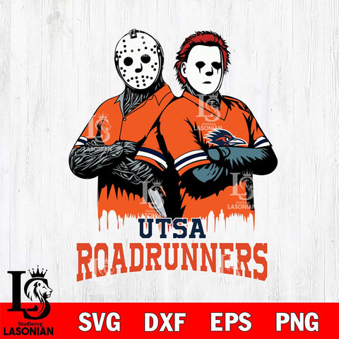 UTSA Roadrunners Jason Voorhees 8 Svg Eps Dxf Png File, Digital Download