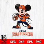 UTSA Roadrunners Mikey Mouse Disney, Svg Eps Dxf Png File, Digital Download