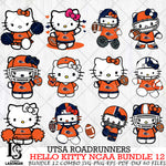 UTSA Roadrunners NCAA Bundle 12 Svg Eps Dxf Png File, NCAA svg, Digital Download, Instant Download