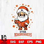 UTSA Roadrunners Santa Claus Coffe Svg dxf eps png pdf file,NCAA svg,Digital Download,Cricut file