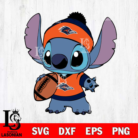 UTSA Roadrunners Stitch Svg Eps Dxf Png File, NCAA svg, Digital Download, Instant Download