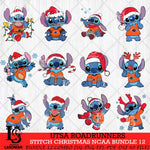 UTSA Roadrunners Stitch Christmas NCAA Bundle 12 Svg Eps Dxf Png File, Digital Download, Instant Download