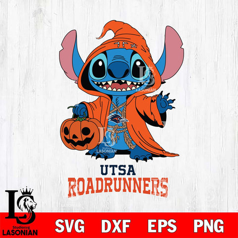 UTSA Roadrunners Stitch Horror Svg Eps Dxf Png File, NCAA svg, Digital Download, Instant Download