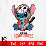 UTSA Roadrunners Stitch Jason Voorhees Svg Eps Dxf Png File, NCAA svg, Digital Download, Instant Download