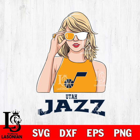 Utah Jazz And Taylor Swift Fan Svg Eps Dxf Png File, Digital Download, Instant Download