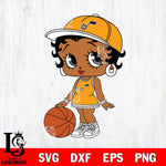 Utah Jazz Betty Boop NBA 6 Svg Eps Dxf Png File, NBA svg, Digital Download, Instant Download