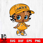 Utah Jazz Betty Boop NBA 7 Svg Eps Dxf Png File, NBA svg, Digital Download, Instant Download