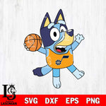 Utah Jazz Bluey sport 3 Svg Eps Dxf Png File, Digital Download, Instant Download