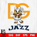 Utah Jazz Dolce And Gabbana Daisy Duck Disney Svg Eps Dxf Png File, Digital Download, Instant Download