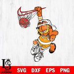 Utah Jazz Garfield Svg Eps Dxf Png File, Digital Download