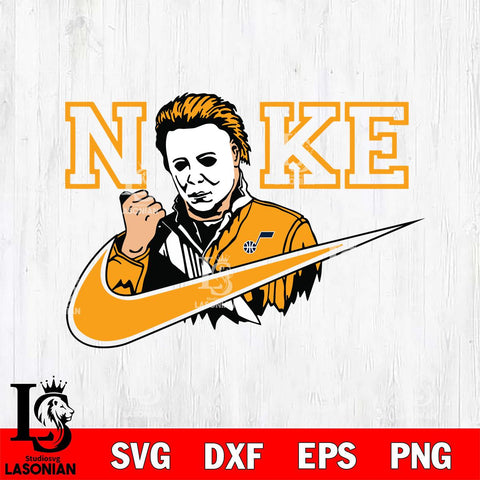 Utah Jazz Michael Myers Nike Svg Eps Dxf Png File, Digital Download, Instant Download