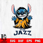 Utah Jazz Stitch Ghost Svg Eps Dxf Png File, NBA svg, Digital Download, Instant Download