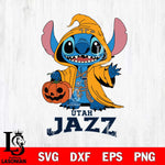 Utah Jazz Stitch Horror Svg Eps Dxf Png File, NBA svg, Digital Download, Instant Download