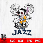 Utah Jazz Stitch Jigsaws Halloween Svg Eps Dxf Png File, Digital Download, Instant Download