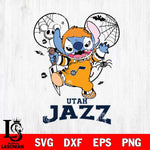 Utah Jazz Stitch Michael Halloween Svg Eps Dxf Png File, Digital Download, Instant Download