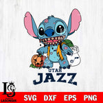 Utah Jazz Stitch Zombie Svg Eps Dxf Png File, NBA svg, Digital Download, Instant Download