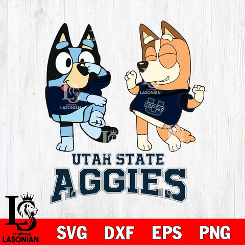 Utah State Aggies Bluey Chilli Sport Svg Eps Dxf Png File, Digital Download, Instant Download